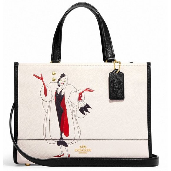Coach Handbags - Disney X Coach Dempsey Carryall Cruella Motif 101 Dalmations Chalk CC946 - $478